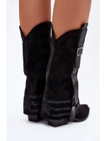 Kovbojské kozačky Camilora – černé