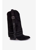 Kovbojské kozačky Camilora – černé