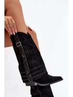 Kovbojské kozačky Camilora – černé