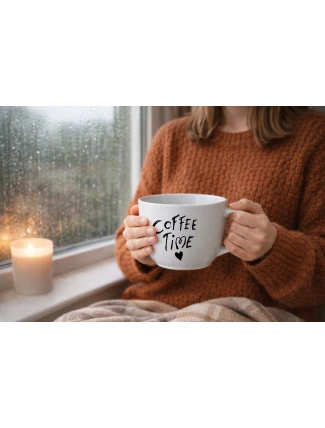 COFFEE TIME - MEGA XXL keramický hrnek 1000 ml