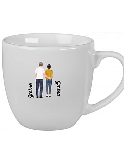 Personalizovaný keramický hrnek 400 ml s párem