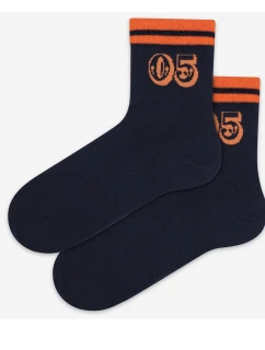 CHLAPECKÉ VZOROVANÉ PONOŽKY 11-15 LET W023