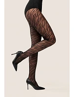 Tenké punčocháče - vzor SAVANA