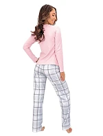 Pyžamo Donna Dani Long Pink, dlouhé rukávy, velikosti S–XL
