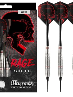 Šipky Harrows Rage Steel softip Ragesteel 16966
