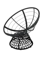 ZAHRADNÍ KŘESLO OTOČNÉ O 360 STUPŇŮ S ČERVENÝM POLŠTÁŘEM ZAHRADNÍ KŘESLO OTOČNÉ O 360 STUPŇŮ S ČERVENÝM POLŠTÁŘEM