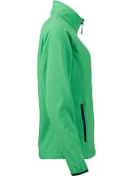 Daiber JN 1129 Dámská 2-vrstvá promo softshellová bunda 02.1129 green/navy