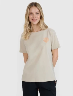 Dámské tričko oversize s potiskem 4F 4FWSS25TTSHF1994-83S