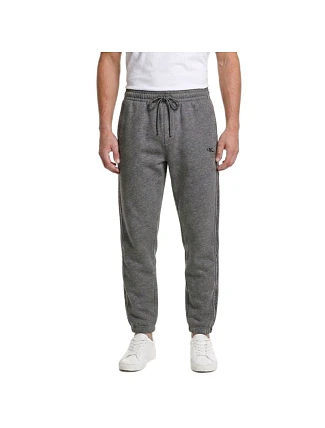 Tepláky Calvin Klein Fleece Logo Tape Jogger Grey Heather - LZ04LE291G-P7E