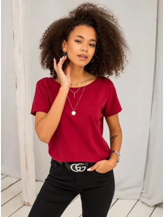 Tričko RV TS 4662.86 kaštanová Tričko RV TS 4662.86 kaštanová