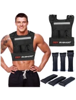 Zátěžová tréninková vesta 6 vložek (prázdná) Zátěžová tréninková vesta 6 vložek (prázdná)