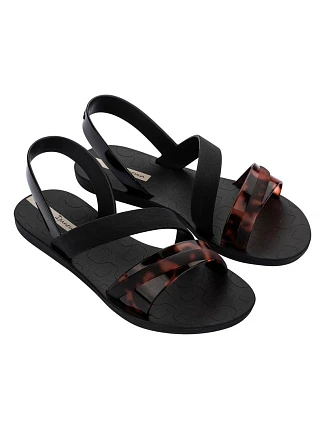 Ipanema boty dámské sandály Vibrant Sandal Fem fashionable comfortable black brown dámské