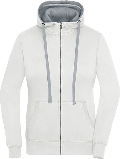 Daiber JN 962 Dámská mikina s kapucí "Lifestyle" 02.0962 off white/grey heather