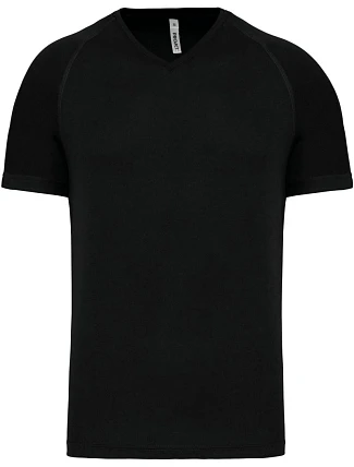 Kariban ProAct PA 476 Pánské sportovní tričko s výstřihem do V 20.P476 black