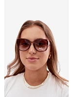 Dámské sluneční brýle typu cat-eye Růžové