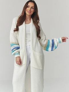 Svetr na zapínání  model 226866 Makadamia