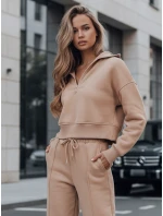 Dámský teplákový komplet MARINO beige FashionStreet AY0975