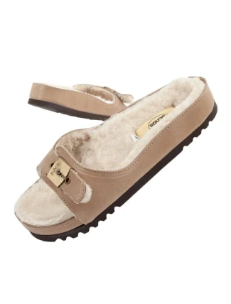 Scholl Iconic MEG Taupe W F303171062 dámské žabky Scholl Iconic MEG Taupe W F303171062 dámské žabky
