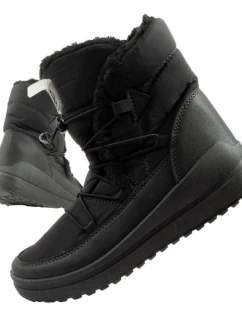 Easy Way zimní boty sněhule dámské zateplené módní černé dámské