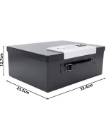 DIGITÁLNÍ ZÁMEK TĚSNĚNÍ 32,4x12,7x25,5 cm 1068756 SASKA GARDEN DIGITÁLNÍ ZÁMEK TĚSNĚNÍ 32,4x12,7x25,5 cm 1068756 SASKA GARDEN