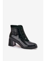 Boty na podpatku model 221140 Step in style Boty na podpatku model 221140 Step in style