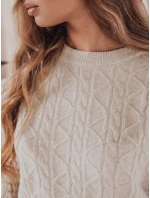 Dámský svetr BRAVINA beige FashionStreet MY2529