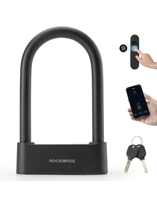 Zámek na kolo Rockbros na otisk prstu
