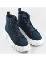 Tmavě modré šněrovací boty (XA060)