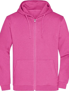 Daiber JN 756 Pánská mikina s kapucí 02.0756 pink