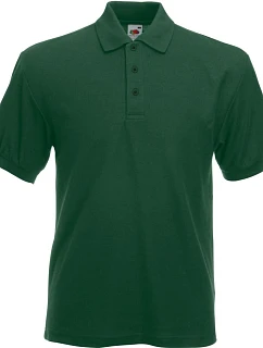 Fruit of the Loom Heavy 65/35 Pique Polo Piqué polo z těžké bavlny 16.3204 bottle green