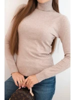 Dámský svetr z viskózy s rolákem a dlouhým rukávem fango