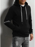 Pánská černá mikina FashionStreet BX5437