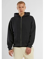 New Morning Studios NM 013 Těžká unisex oversize mikina s kapucí 57.0013 black