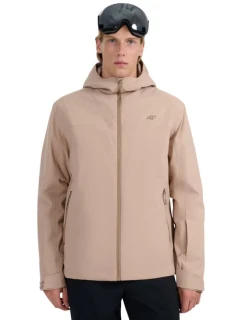 Pánská lyžařská bunda 4F M0787 beige 4FWAW25TTJAM0787 83S pánské