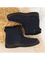 Nepromokavé sněhové boty na zip NEWS W EVE181B navy blue
