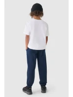Chlapecké Kalhoty Jogger Casual Hladké 4F Tmavě Modré 4FJWMM00TTROM0812-31S