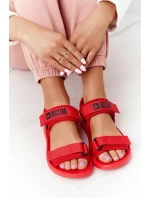 Women's Sport Sandals Big Star HH274A027 Red