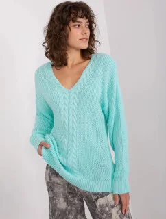 Dámský svetr BA SW 8028.36P Mint tyrkys - FPrice