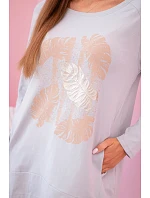 Dámská halenka 69504 šedé - Esilla