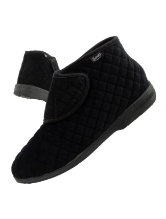 Scholl Lili Ankle zateplené pantofle na suchý zip W F301741004 dámské