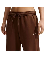 Dámské kalhoty Nike Studio Fleece Medium Weigh, hnědé, IM8078 259, dámské