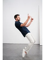 Daiber JN 26 Piqué polo s náprsní kapsou 02.0026 navy