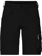 Daiber JN 1811 Pracovní elastické bermudy "Slim Line" 02.1811 black/black