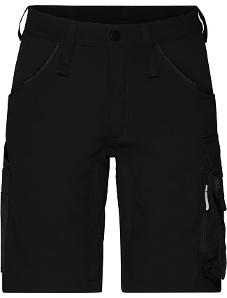 Daiber JN 1811 Pracovní elastické bermudy "Slim Line" 02.1811 black/black