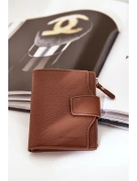 Dámská peněženka z eko kůže hnědá Jezorea