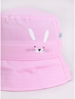 Yoclub Dívčí letní klobouk CKA-0265G-A110 Pink