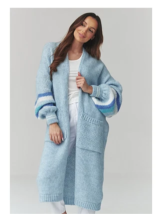 Svetr na zapínání  model 226867 Makadamia