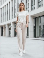 Dámské tepláky DRESSANIK light beige FashionStreet UY2702