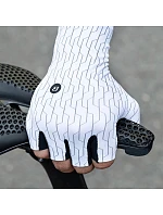 Rockbros silniční cyklistické rukavice velikost: L - bílo-černé