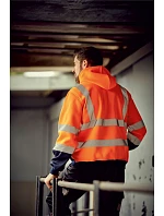 Yoko HVK 05 Hi-Vis mikina s kapucí 79.VK05 hi vis yellow/navy Yoko HVK 05 Hi-Vis mikina s kapucí 79.VK05 hi vis yellow/navy